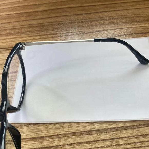 Nordstrom Black Round Sunglasses Blue Light Filtering - Picture 6 of 11